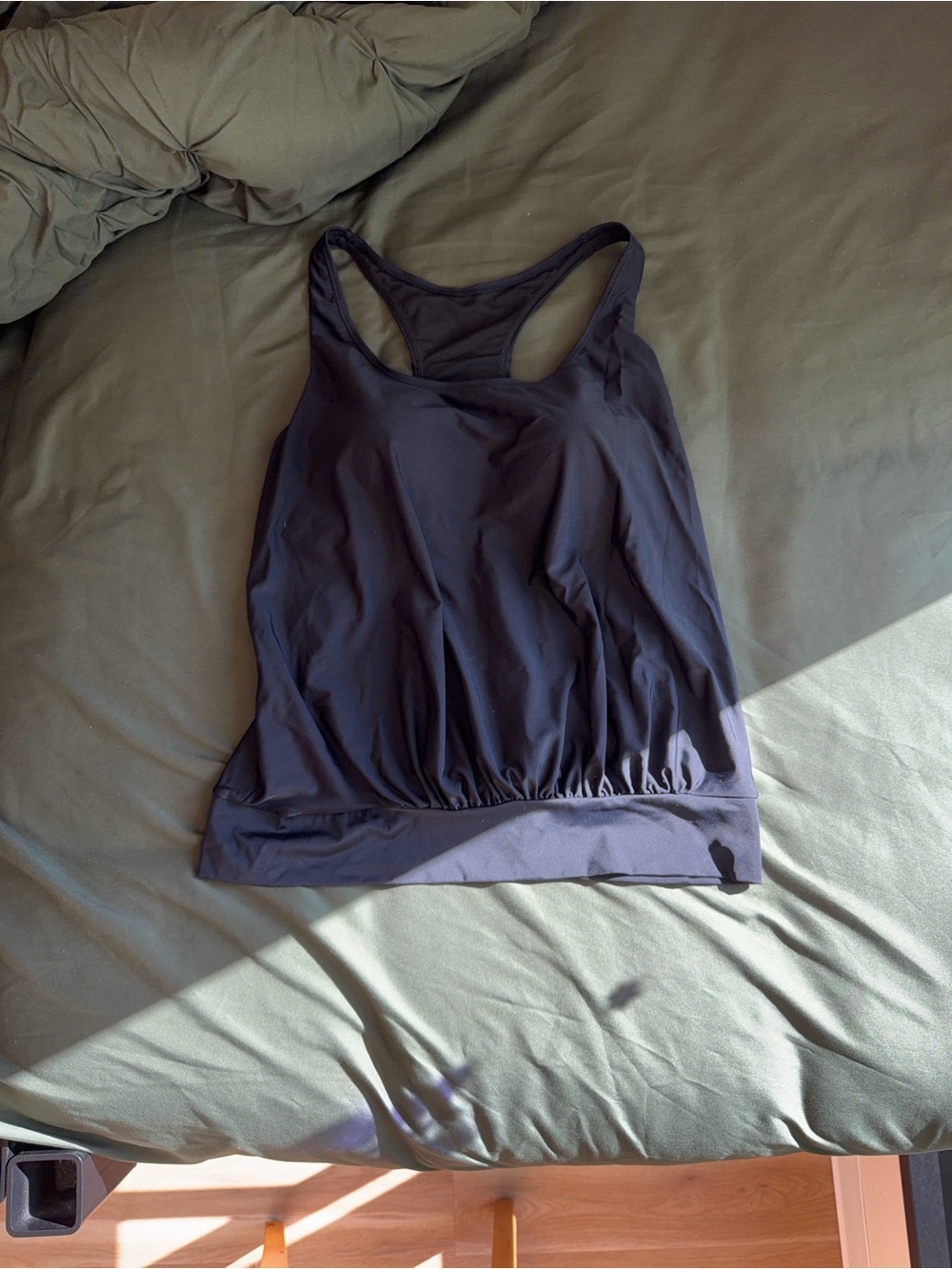 Women’s Racerback Tankini Set in Black
